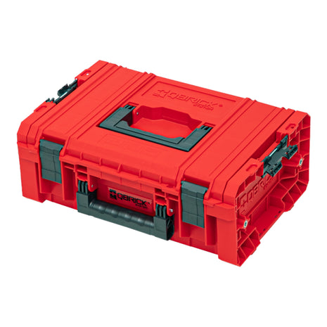 Qbrick System PRO Technik Case 2.0 RED ULTRA HD Niestandardowa walizka narzędziowa 450 x 332 x 171 mm 12 l sztaplowana IP54 z półką