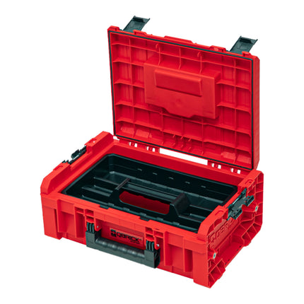 Qbrick System PRO Technik Case 2.0 RED ULTRA HD Valigia portautensili personalizzata 450 x 332 x 171 mm 12 l impilabile IP54 con ripiano