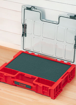 Qbrick System PRO 300 MFI RED ULTRA HD Organizer 452 x 358 x 110 mm 9 l z możliwością sztaplowania IP54