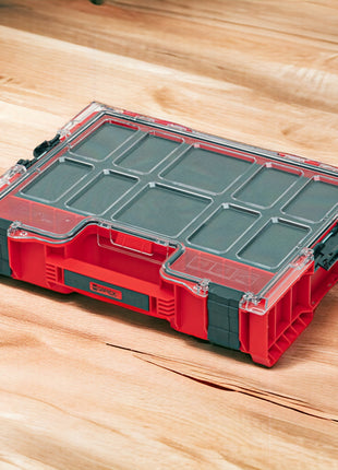 Qbrick System PRO 300 MFI RED ULTRA HD Organizer 452 x 358 x 110 mm 9 l z możliwością sztaplowania IP54