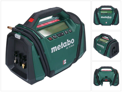 Metabo AK 18 Compresor multibatería 18 V 11 bar Solo (600794850) - sin batería, sin cargador