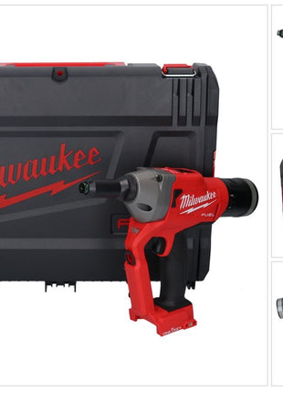 Rivettatrice cieca a batteria Milwaukee M18 ONEFPRT-0X 18 V 20 kN Brushless ( 4933478601 ) + HD Box - senza batteria, senza caricabatterie