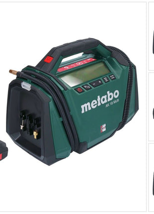 Metabo AK 18 Multi cordless compressor 18 V 11 bar + 1x rechargeable battery 2.0 Ah - without charger