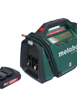 Metabo AK 18 Multi Compresseur sans fil 18 V 11 bar + 1x batterie 2,0 Ah - sans chargeur