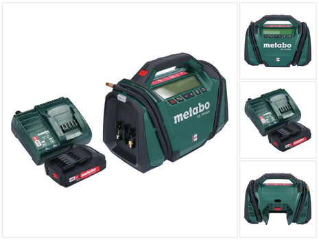 Compressore a batteria Metabo AK 18 Multi 18 V 11 bar + 1x batteria 2,0 Ah + caricatore