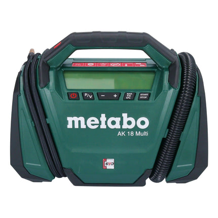 Metabo AK 18 Multi compresor sin cable 18 V 11 bar + 2x 2,0 Ah batería + cargador
