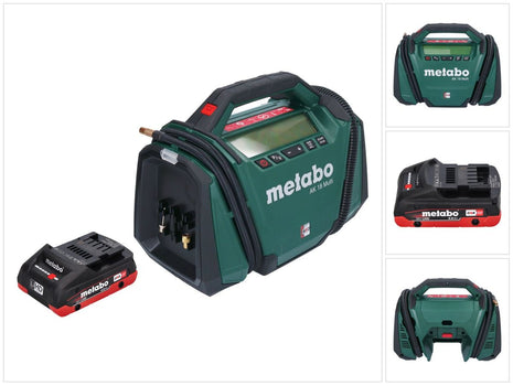 Compressore a batteria Metabo AK 18 Multi 18 V 11 bar + 1x batteria 4,0 Ah - senza caricabatterie