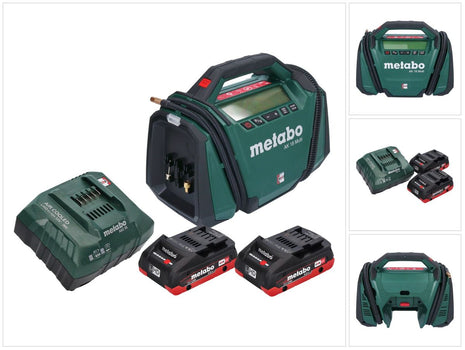 Compressore a batteria Metabo AK 18 Multi 18 V 11 bar + 2x batteria 4,0 Ah + caricatore