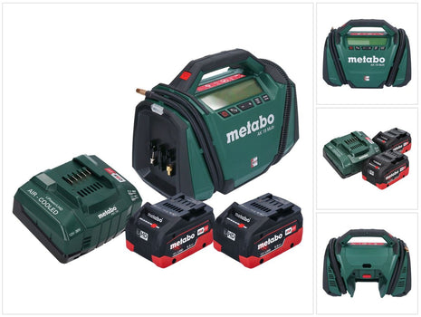 Metabo AK 18 Multi cordless compressor 18 V 11 bar + 2x rechargeable battery 5.5 Ah + charger