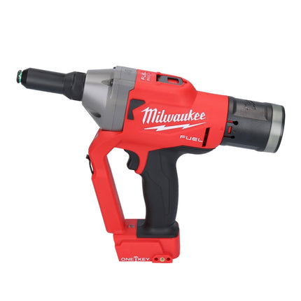 Remachadora sin cable Milwaukee M18 ONEFPRT-501X 18 V 20 kN sin escobillas + 1x batería recargable 5,0 Ah + cargador + caja HD