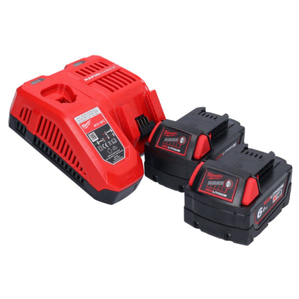 Milwaukee M18 ONEFPRT-602X remachadora ciega a batería 18 V 20 kN sin escobillas + 2x batería 6.0 Ah + cargador + caja HD