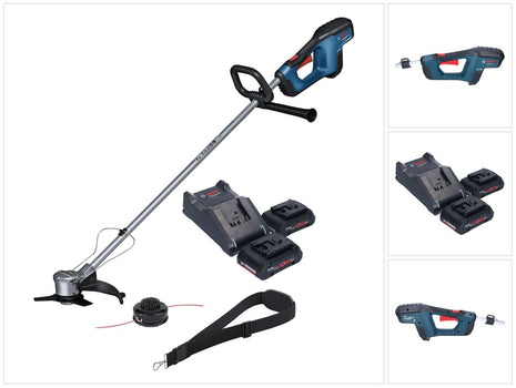 Bosch GFR 18V-23 Professional Débroussailleuse sans fil 18 V 230 mm Brushless + 2x batterie ProCORE 4,0 Ah + chargeur