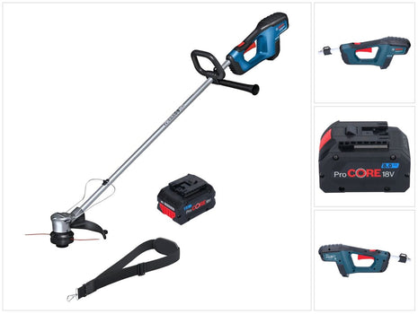 Coupe-bordures sans fil GRT 18V-33 Professional Bosch 18 V 330 mm Brushless + 1x batterie ProCORE 8,0 Ah - sans chargeur