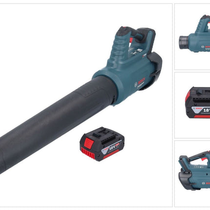 Bosch GBL 18V-750 Soplador profesional sin escobillas 18 V BITURBO + 1x batería 4,0 Ah - sin cargador