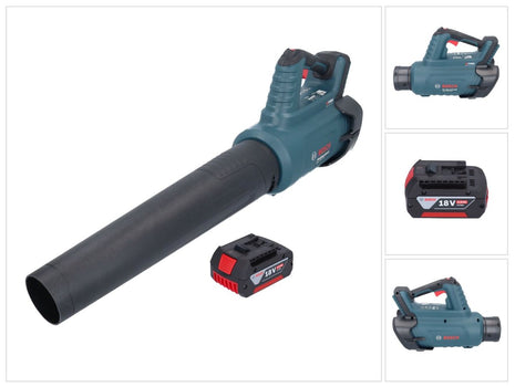 Bosch GBL 18V-750 Professional cordless blower 18 V BITURBO Brushless + 1x rechargeable battery 4.0 Ah - without charger