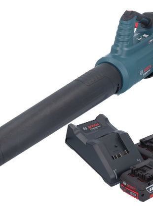 Bosch GBL 18V-750 Professional cordless blower 18 V BITURBO Brushless + 2x rechargeable battery 4.0 Ah + charger