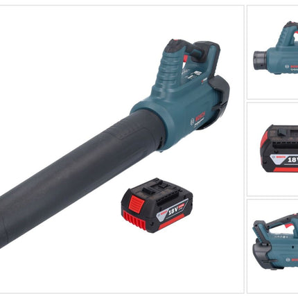 Bosch GBL 18V-750 Professional Akku Gebläse 18 V BITURBO Brushless + 1x Akku 5,0 Ah - ohne Ladegerät