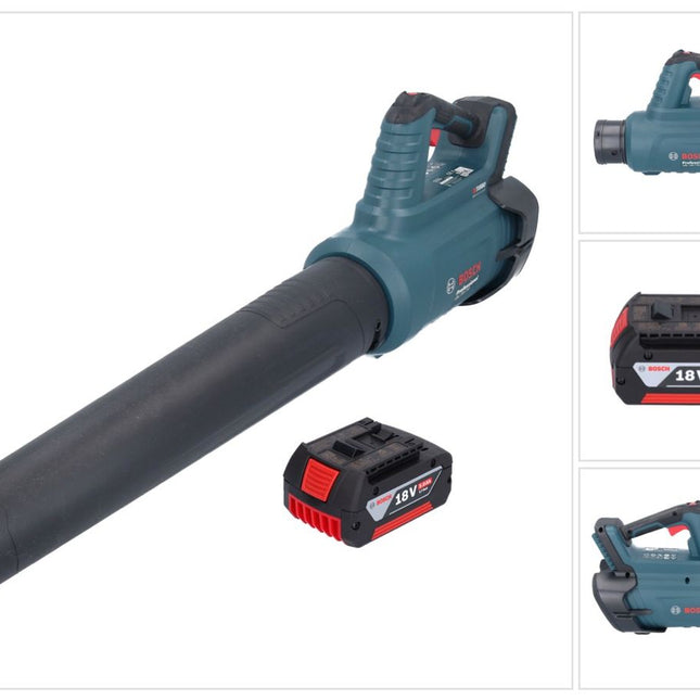 Bosch GBL 18V-750 Professional Akku Gebläse 18 V BITURBO Brushless + 1x Akku 5,0 Ah - ohne Ladegerät