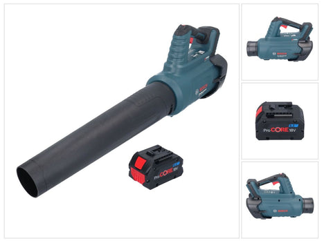 Bosch GBL 18V-750 Soplador de batería profesional 18 V BITURBO sin escobillas + 1x batería ProCORE 8,0 Ah - sin cargador