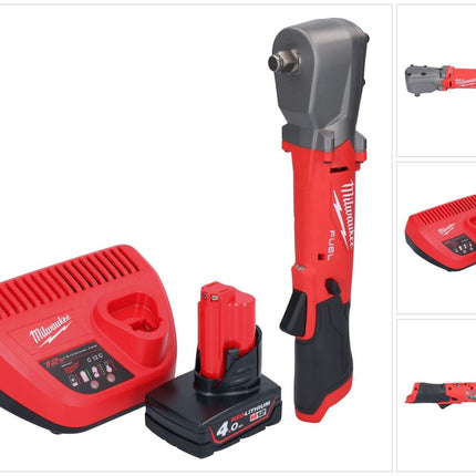 Milwaukee M12 FRAIWF12-401 Akku Winkelschlagschrauber 12 V 1/2" 270 Nm Brushless + 1x Akku 4,0 Ah + Ladegerät