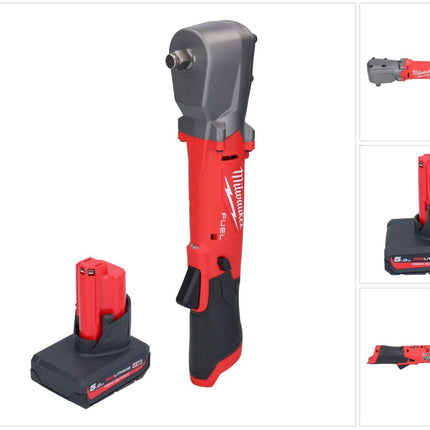 Milwaukee M12 FRAIWF12-501 Visseuse d'angle sans fil 12 V 1/2" 270 Nm Brushless + 1x batterie 5,0 Ah - sans chargeur