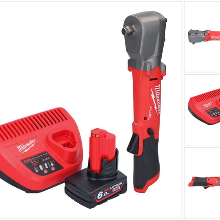 Milwaukee M12 FRAIWF12-601 Akku Winkelschlagschrauber 12 V 1/2" 270 Nm Brushless + 1x Akku 6,0 Ah + Ladegerät