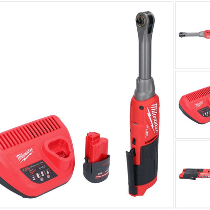 Milwaukee M12 FHIR14LR-251 cordless high-speed ratchet 12 V 47 Nm 1/4" brushless + 1x rechargeable battery 2.5 Ah + charger