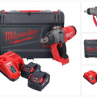 Milwaukee M18 ONEFHIWF1-402X Akku Schlagschrauber 18 V 2033 Nm 1″ Brushless + 2x Akku 4,0 Ah + Ladegerät + HD Box