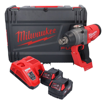 Milwaukee M18 ONEFHIWF1-502X Akku Schlagschrauber 18 V 2033 Nm 1″ Brushless + 2x Akku 5,0 Ah + Ladegerät + HD Box