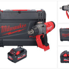 Milwaukee M18 ONEFHIWF1-551X Llave de impacto inalámbrica 18 V 2033 Nm 1″ sin escobillas + 1x batería 5,5 Ah + caja HD - sin cargador