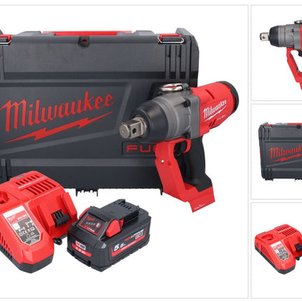 Milwaukee M18 ONEFHIWF1-551X Akumulatorowy klucz udarowy 18 V 2033 Nm 1″ bezszczotkowy + 1x akumulator 5,5 Ah + ładowarka + pudełko HD