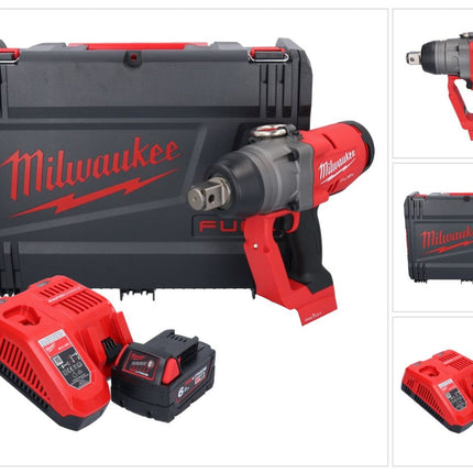 Milwaukee M18 ONEFHIWF1-601X Akku Schlagschrauber 18 V 2033 Nm 1″ Brushless + 1x Akku 6,0 Ah + Ladegerät + HD Box