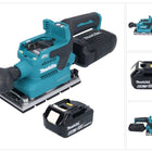 Makita DBO 381 G1U Ponceuse vibrante sans fil 18 V 93 x 185 mm Brushless + 1x batterie 6,0 Ah - sans chargeur