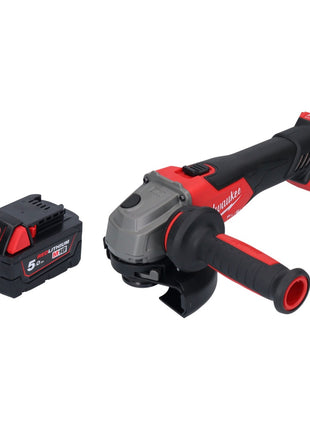 Amoladora angular a batería Milwaukee M18 FSAG125X-501 18 V 125 mm sin escobillas + 1x batería 5,0 Ah - sin cargador