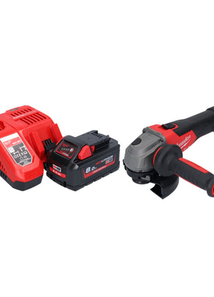 Milwaukee M18 FSAG125X-801 Meuleuse d'angle sans fil 18 V 125 mm Brushless + 1x batterie 8,0 Ah + chargeur