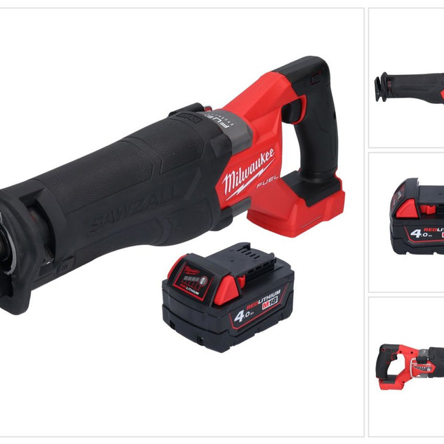Milwaukee M18 FSZ-401 Akku Recipro Säbelsäge 18 V Brushless + 1x Akku 4,0 Ah - ohne Ladegerät