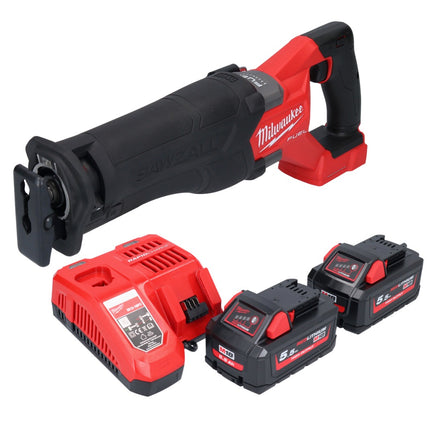 Milwaukee M18 FSZ-552 cordless Recipro reciprocating saw 18 V brushless + 2x battery 5.5 Ah + charger