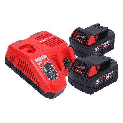 Milwaukee M18 FIW2F12-502 Llave de impacto sin cable 18 V 339 Nm 1/2" sin escobillas + 2x batería recargable 5.0 Ah + cargador