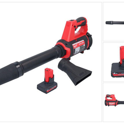 Milwaukee M12 BBL-501 Soffiatore a batteria 12 V + 1x batteria 5,0 Ah - senza caricatore