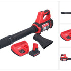 Soplador de batería Milwaukee M12 BBL-501 12 V + 1x batería 5,0 Ah + cargador