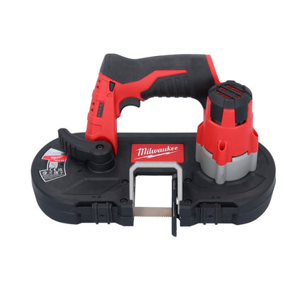 Sierra de cinta a batería Milwaukee M12 BS-401 12 V 41 x 41 mm + 1x batería 4,0 Ah - sin cargador