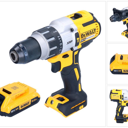 DeWalt DCD 996 N cordless impact drill 18 V 95 Nm brushless + 1x rechargeable battery 2.0 Ah - without charger