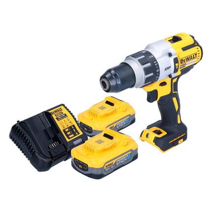 DeWalt DCD 996 H2 Perceuse-visseuse à percussion sans fil 18 V 95 Nm Brushless + 2x Powerstack batterie 5,0 Ah + chargeur