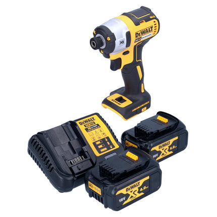 DeWalt DCF 887 M2 Clé à choc sans fil 18 V 205 Nm 1/4'' Brushless + 2x batterie 4,0 Ah + chargeur