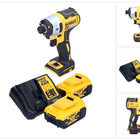 DeWalt DCF 887 P2 Llave de impacto 18 V 205 Nm 1/4'' Sin escobillas + 2x batería 5.0 Ah + cargador