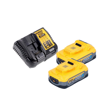 Avvitatore a impulsi a batteria DeWalt DCF 887 H2 18 V 205 Nm 1/4" brushless + 2x batteria powerstack 5,0 Ah + caricabatterie