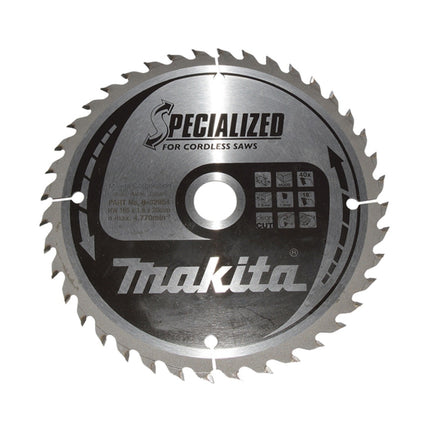 Makita CCF16540E SPECIALIZED saw blade 165 x 20 mm 40 teeth for wood ( B-32954 )