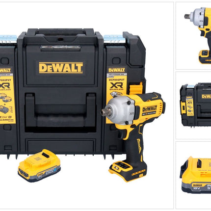 DeWalt DCF 892 NT 18 V 813 Nm 1/2'' Llave de impacto sin escobillas + 1x batería 1,7 Ah + TSTAK - sin cargador