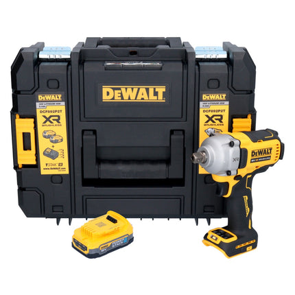 DeWalt DCF 892 NT 18 V 813 Nm 1/2'' Llave de impacto sin escobillas + 1x batería 1,7 Ah + TSTAK - sin cargador