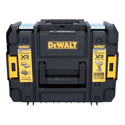 Avvitatore a impatto a batteria DeWalt DCF 892 D1T 18 V 813 Nm 1/2" Brushless + 1x batteria 2,0 Ah + caricabatteria + TSTAK